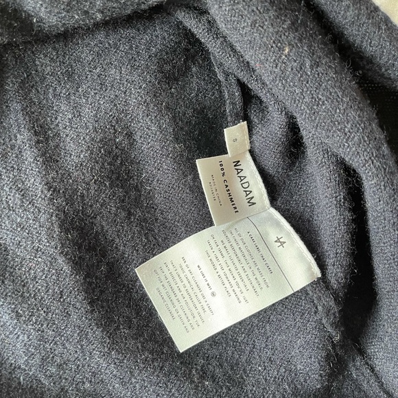 Naadam Cashmere Boatneck Sweater Navy / S - Picture 4 of 5